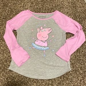 Peppa pig long sleeved tee